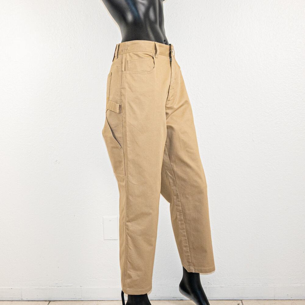 JW Anderson Straight Leg Carpenter Pants in Khaki Beige 28waist - Picture 4 of 12